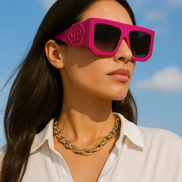 Philipp Plein Bold Pink Sunglasses ? Philipp Plein Bold Pink Sunglasses ? main image 4